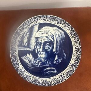 Boch Belgium vintage plate